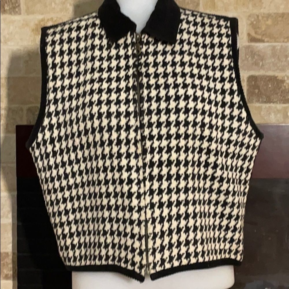 Vintage Chrysantheme corduroy vest